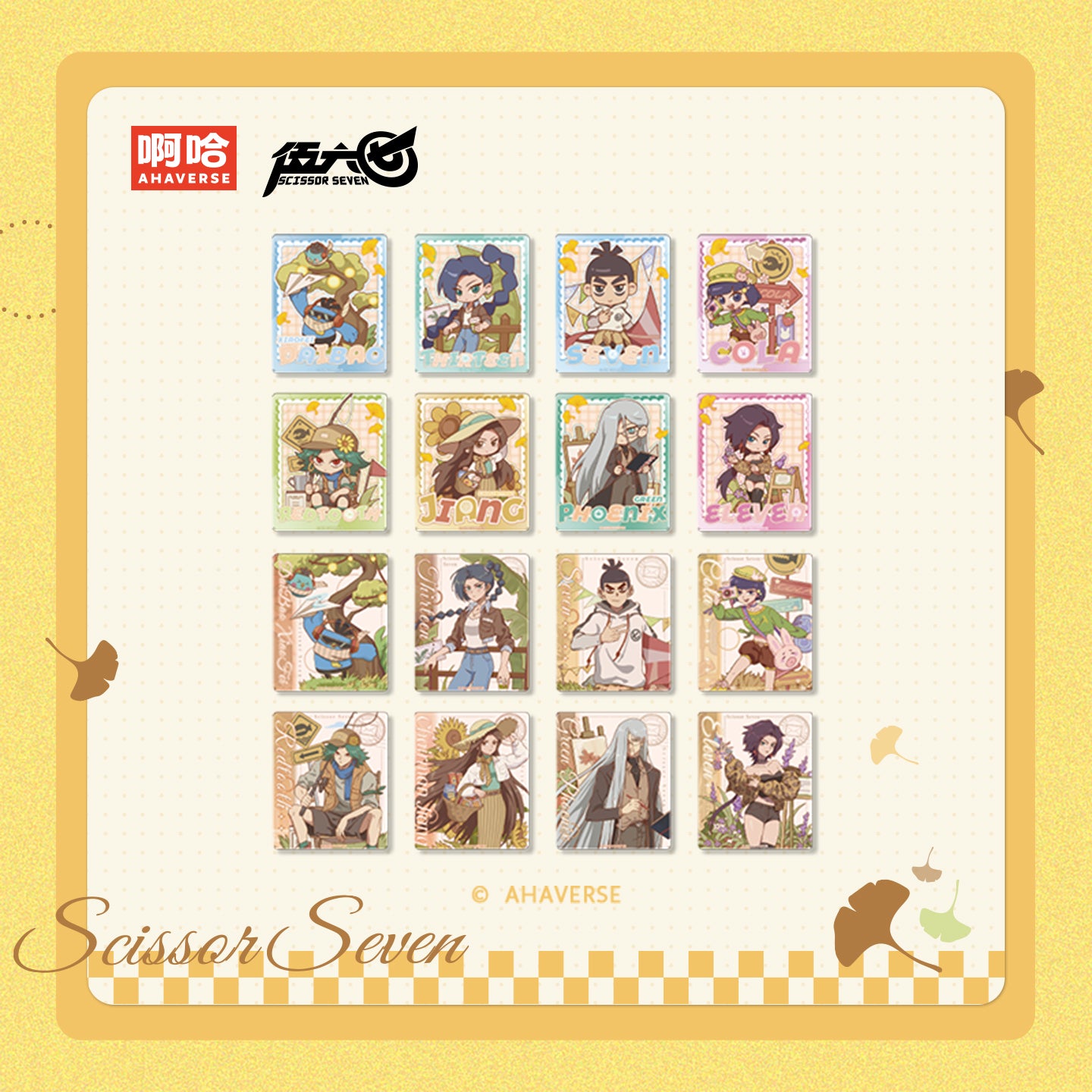 Scissor Seven Autumn Stroll Series Blind Box Magnet – AHAMINE