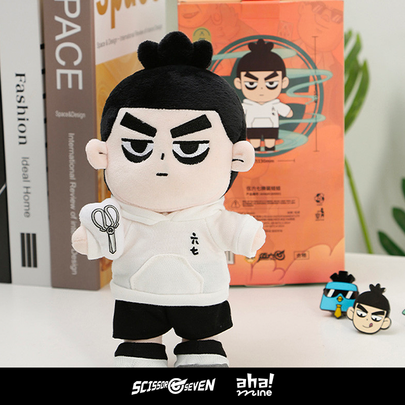 Scissor Seven WuLiuQi Q Version Cotton Stuffed Doll 23cm Changing
