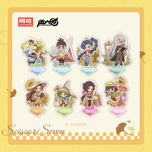 Scissor Seven Autumn Stroll Series Chibi Acrylic Stand