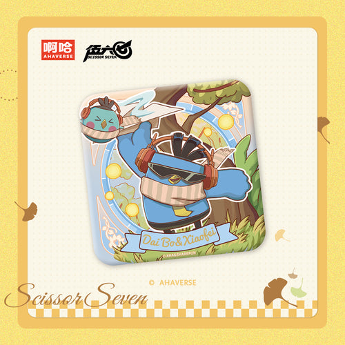 Scissor Seven Autumn Stroll Series Square Badge