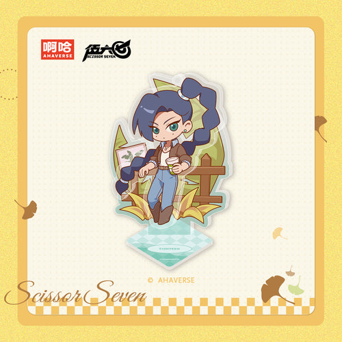 Scissor Seven Autumn Stroll Series Chibi Acrylic Stand