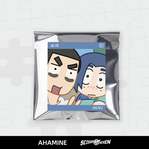 Scissor Seven Animation Memory Fragment Series Square PU Pin Blind Box