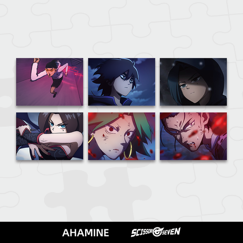 Scissor Seven Animation Memory Fragment Series Postcard Set