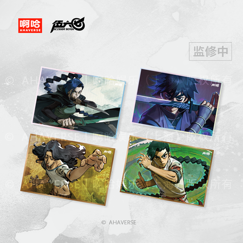 Scissor Seven OP Series S5 Square Badge、Acrylic Colored Paper、Acrylic Display Stand、Mouse Pad