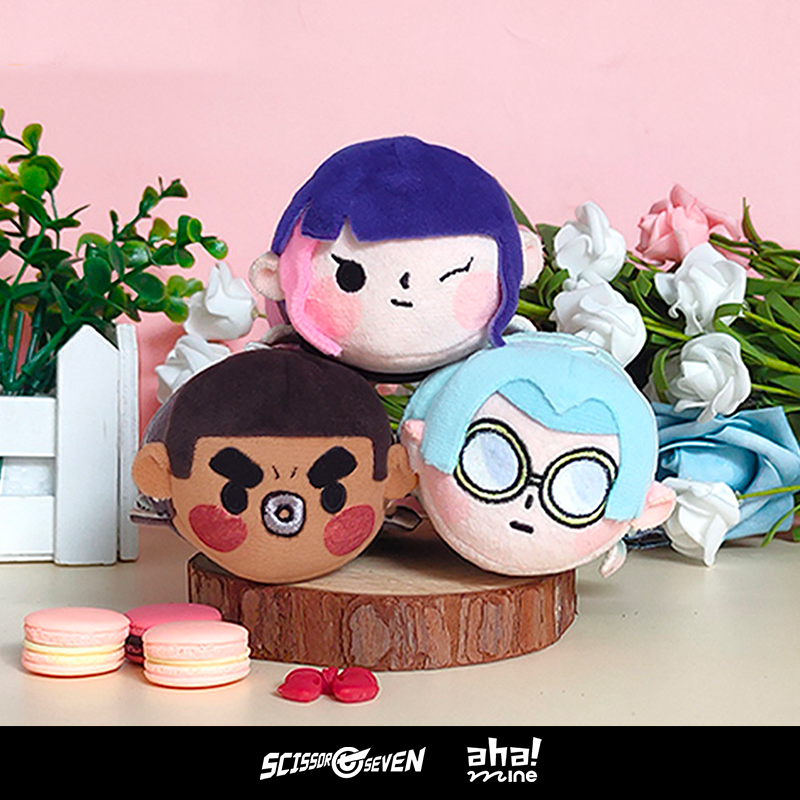 Scisscor Seven Anime Characters Soft and Adorable Plushies