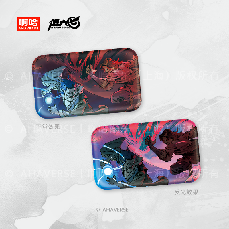 Scissor Seven OP Series S5 Square Badge、Acrylic Colored Paper、Acrylic Display Stand、Mouse Pad