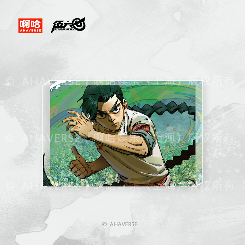 Scissor Seven OP Series S5 Square Badge、Acrylic Colored Paper、Acrylic Display Stand、Mouse Pad