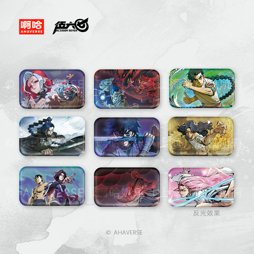 Scissor Seven OP Series S5 Square Badge、Acrylic Colored Paper、Acrylic Display Stand、Mouse Pad