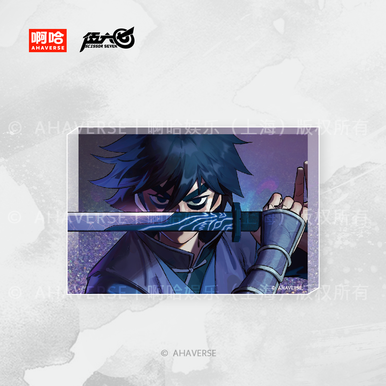 Scissor Seven OP Series S5 Square Badge、Acrylic Colored Paper、Acrylic Display Stand、Mouse Pad