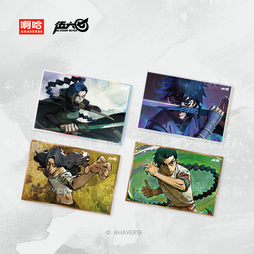 Scissor Seven OP Series S5 Square Badge、Acrylic Colored Paper、Acrylic Display Stand、Mouse Pad